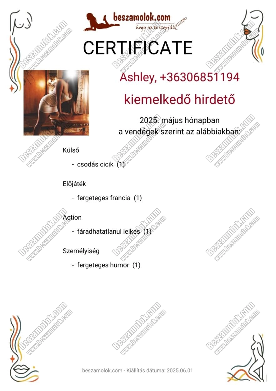 Ashley - +36 30 685 1194 - szilikonos csajok foto